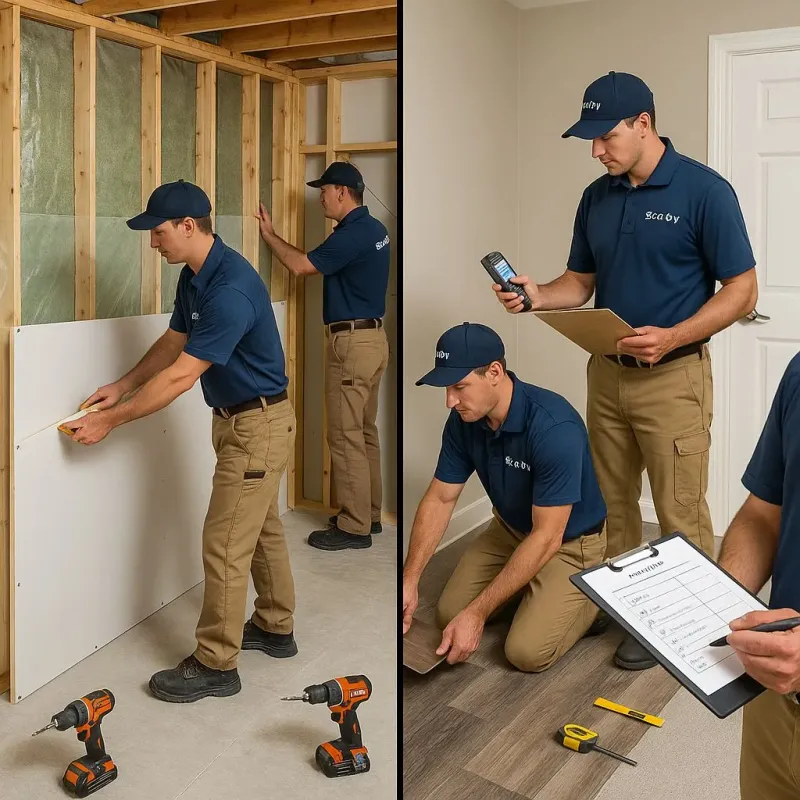 Repairs and Reconstruction process in Koloa, HI